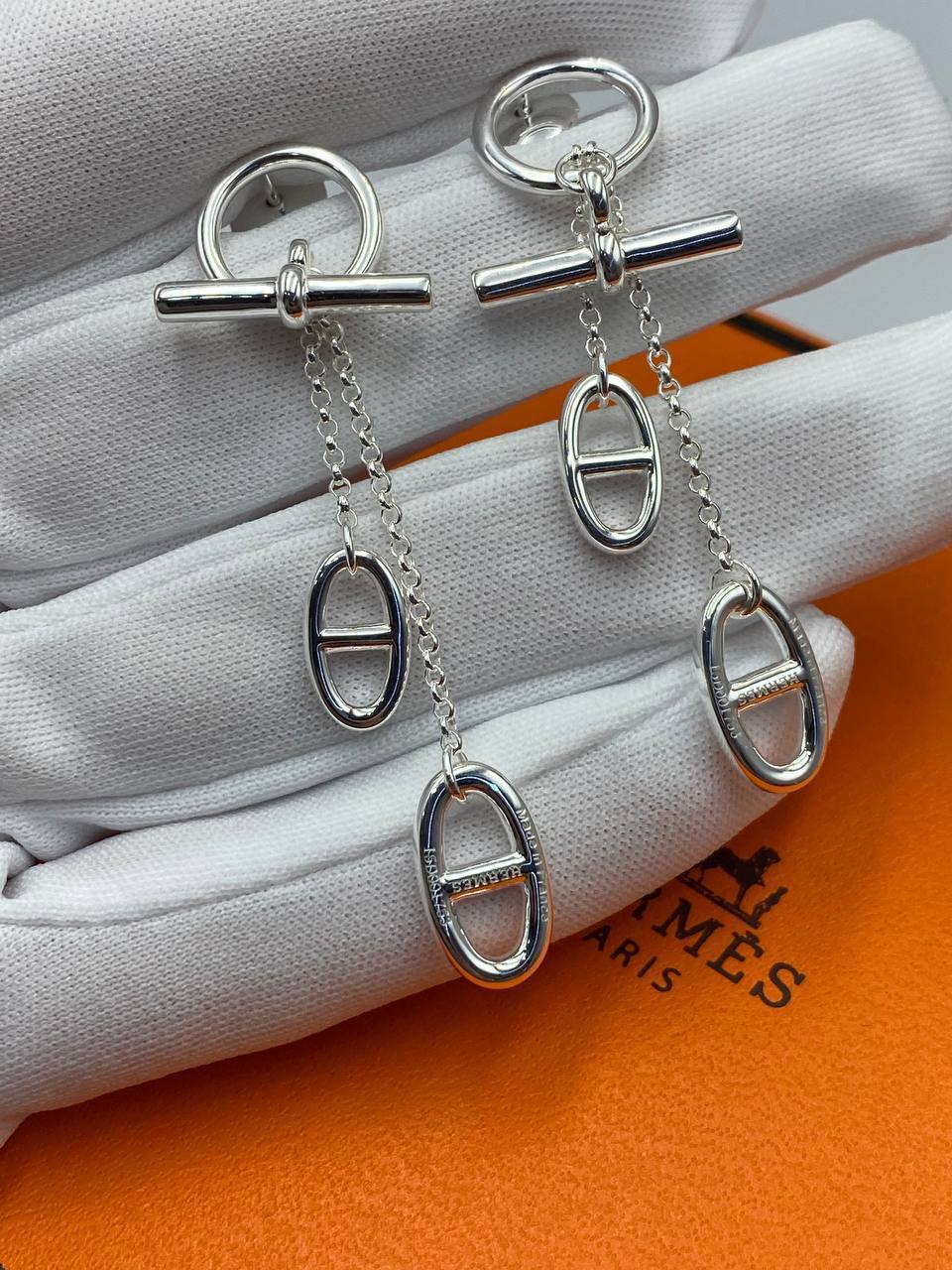 Серьги коллекционные Hermes BP-44399 Серьги коллекционные Hermes BP-44399