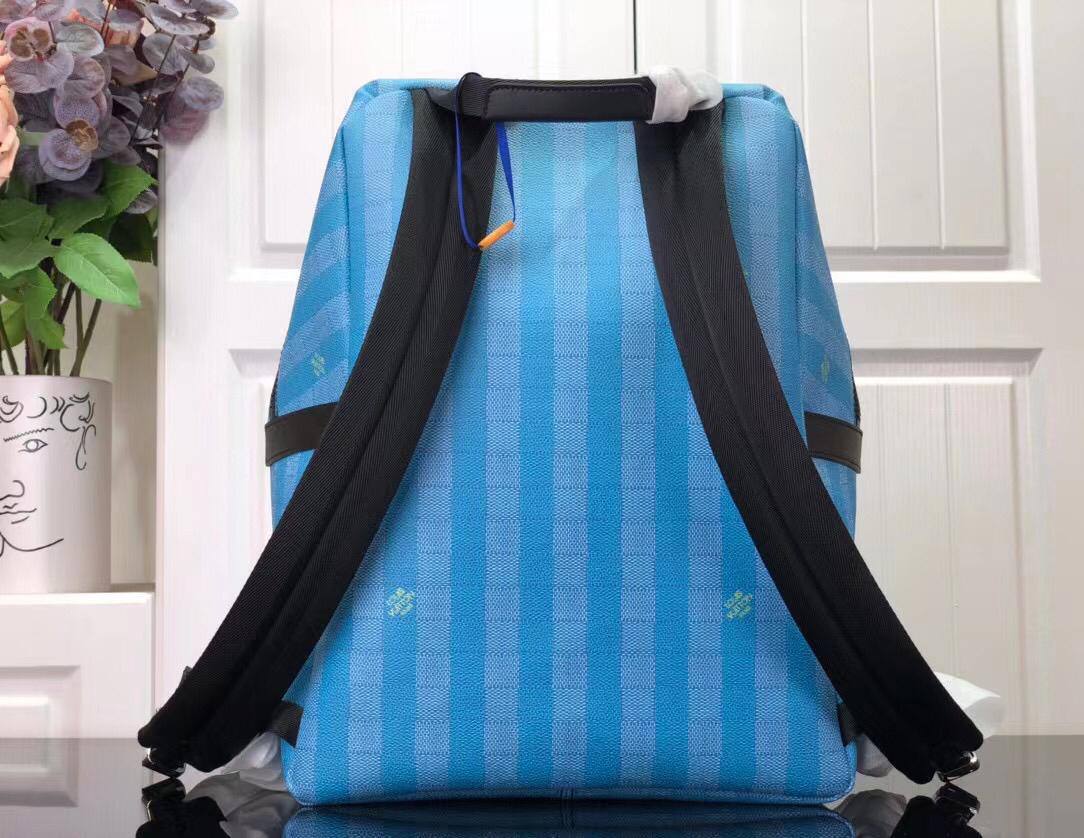 Рюкзак голубой коллекционный Louis Vuitton BP-13409 Рюкзак голубой коллекционный Louis Vuitton BP-13409