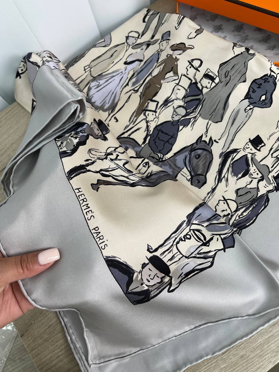 Hermes платок люксовый BP-17424 Hermes платок люксовый BP-17424