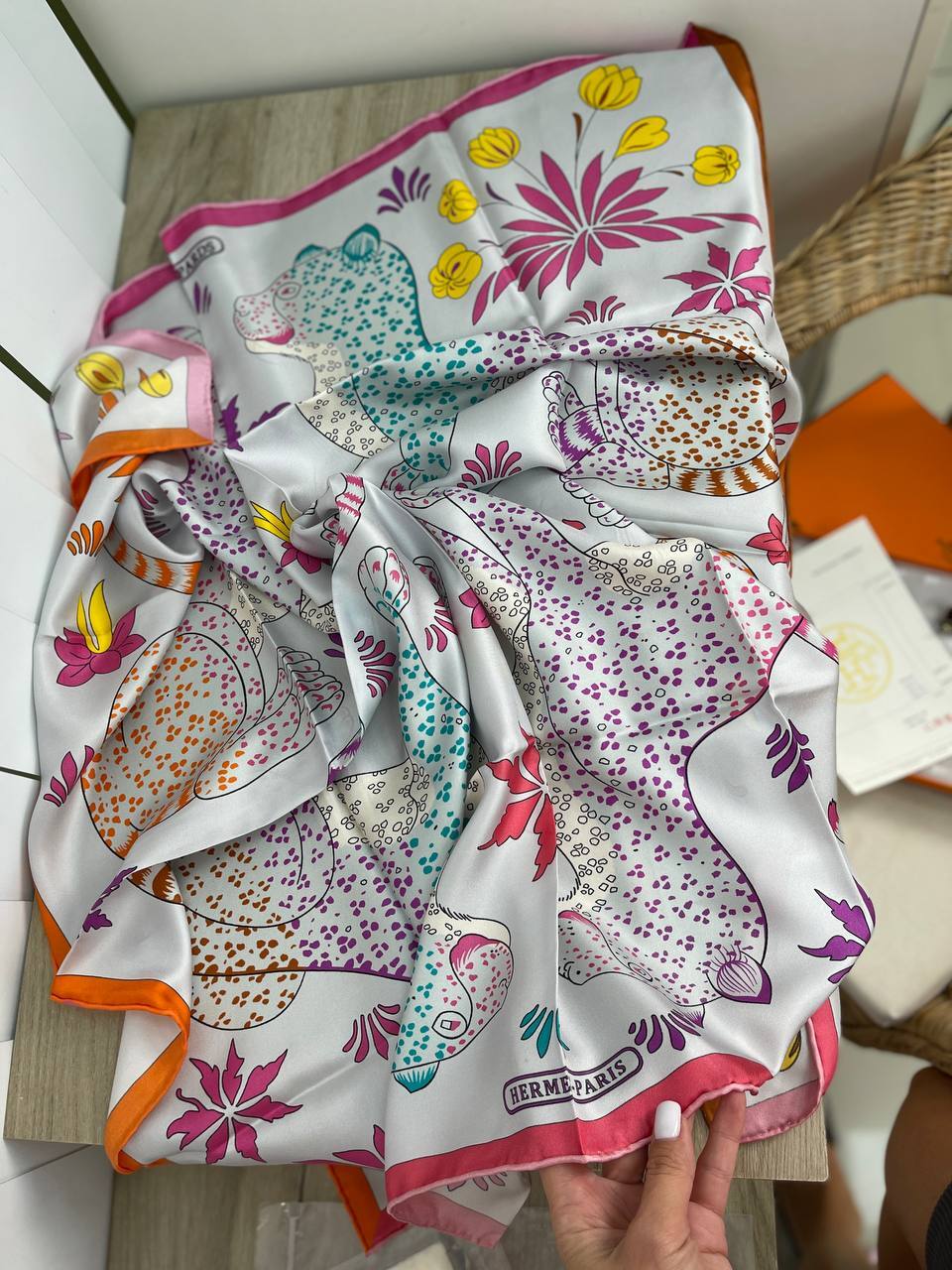 Платок премиум Hermes BP-18535 Платок премиум Hermes BP-18535
