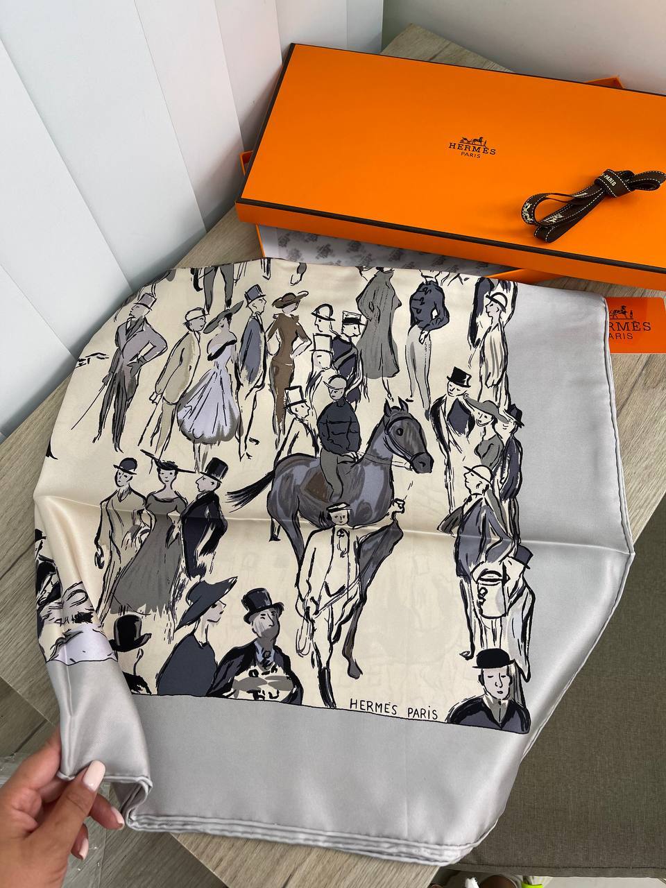 Hermes платок люксовый BP-17424 Hermes платок люксовый BP-17424