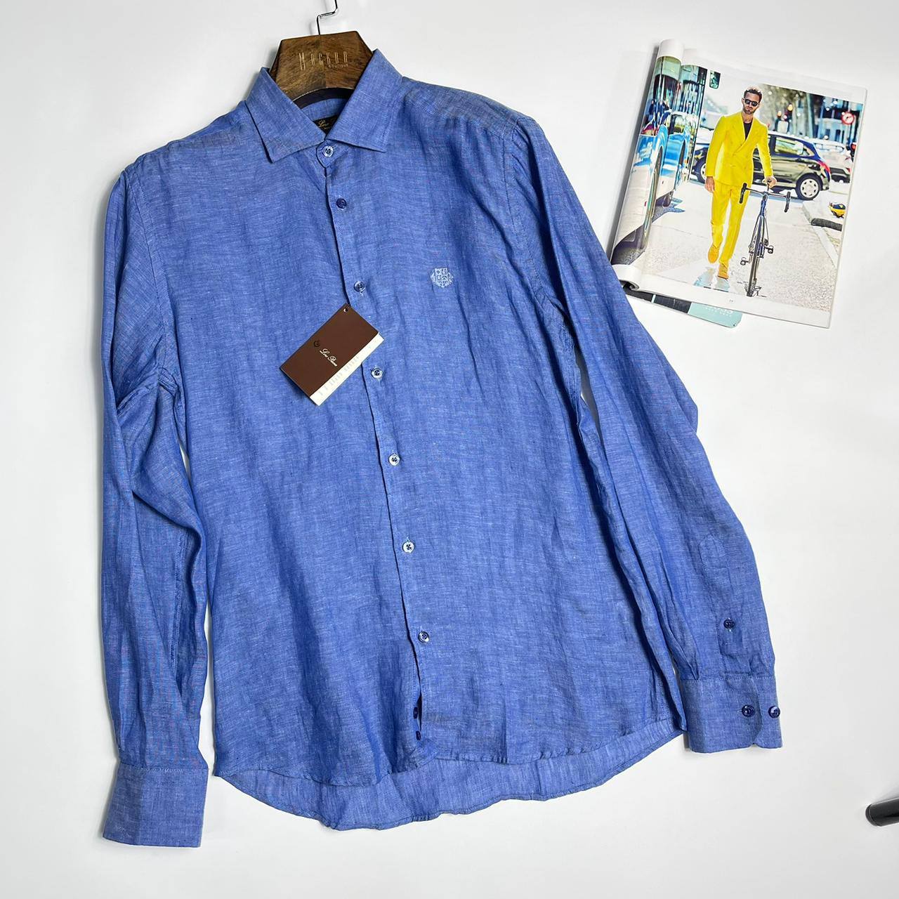 Элегантная рубашка Loro Piana BP-51584 Элегантная рубашка Loro Piana BP-51584