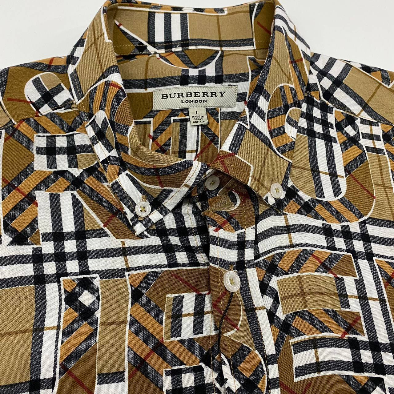 Рубашка премиальная Burberry BP-15265 Рубашка премиальная Burberry BP-15265