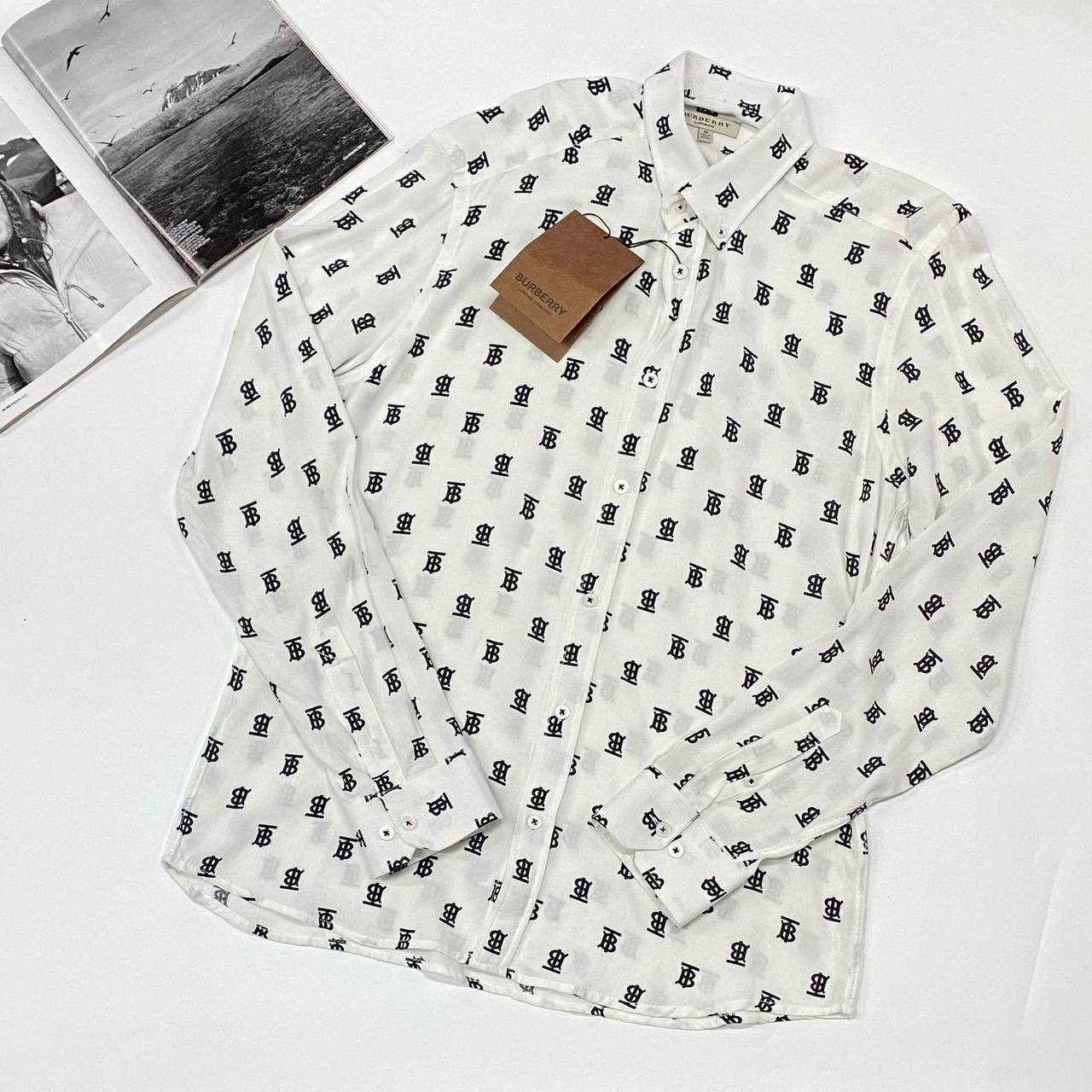 Повседневная рубашка Burberry BP-15264 Повседневная рубашка Burberry BP-15264