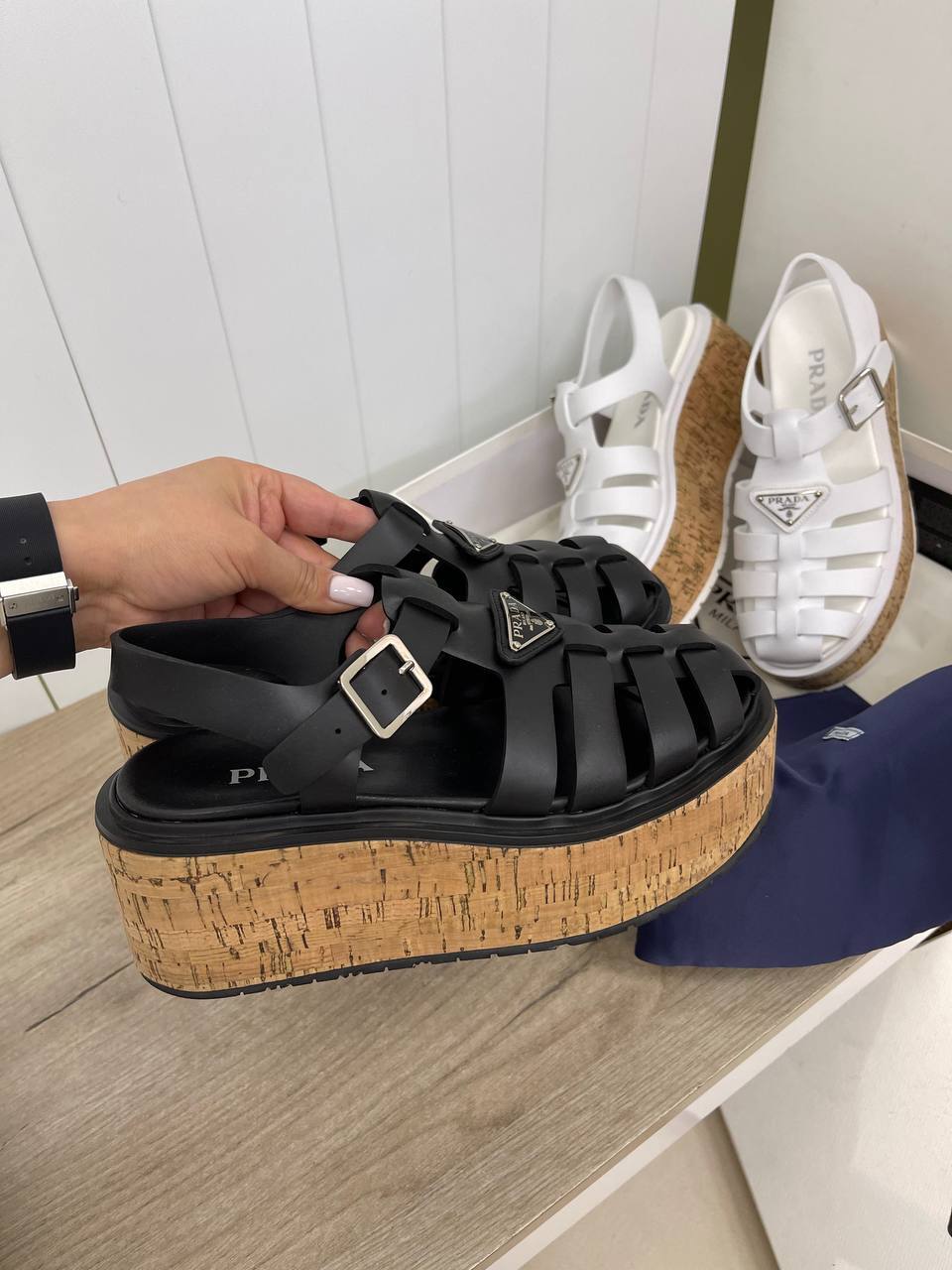 Коллекционные сандалии Prada BP-34856 Коллекционные сандалии Prada BP-34856