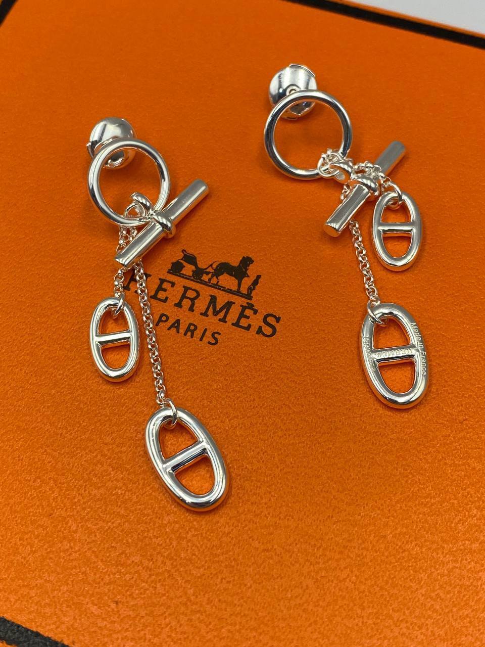 Серьги коллекционные Hermes BP-44399 Серьги коллекционные Hermes BP-44399