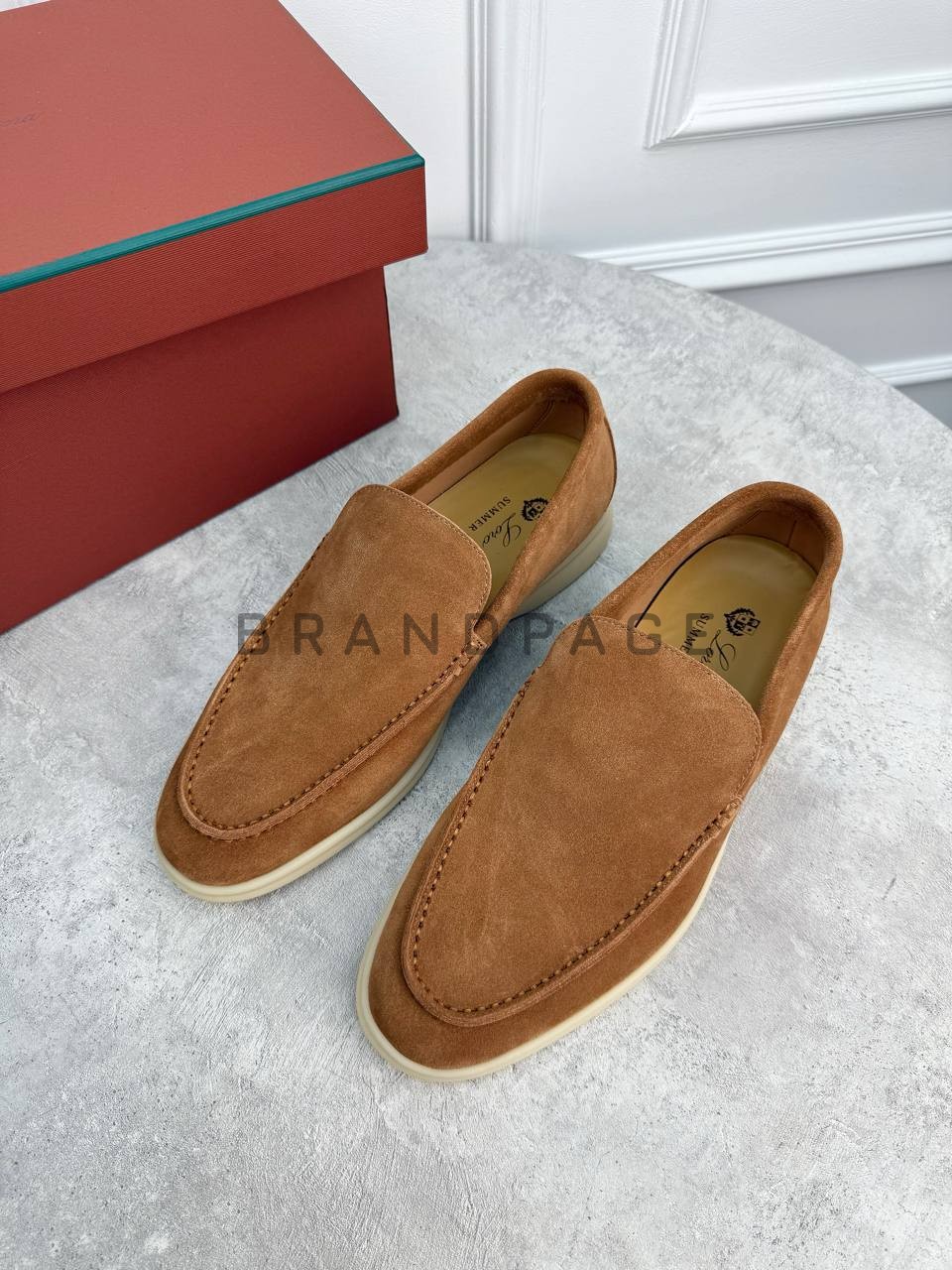 Лоферы из кашемира Loro Piana BPLUX12517 Лоферы из кашемира Loro Piana BPLUX12517