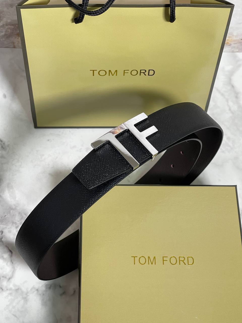 Ремень двухсторонний Tom Ford дизайнерский BP-34629 Ремень двухсторонний Tom Ford дизайнерский BP-34629
