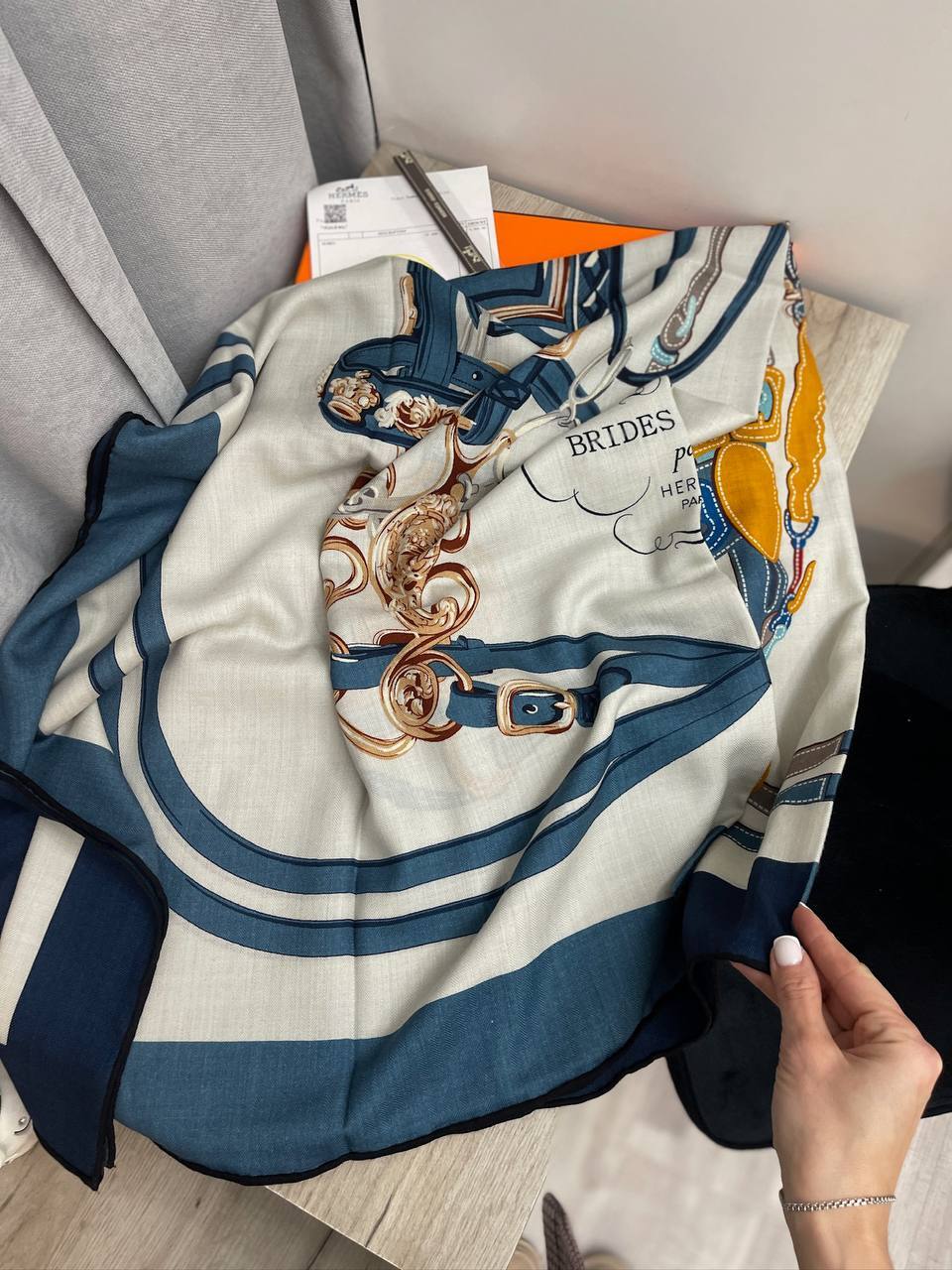 Платок премиум Hermes BP-43793 Платок премиум Hermes BP-43793