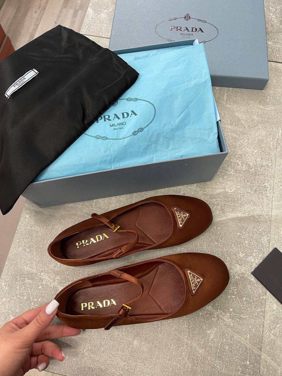 Повседневные балетки Prada BP-50474 Повседневные балетки Prada BP-50474