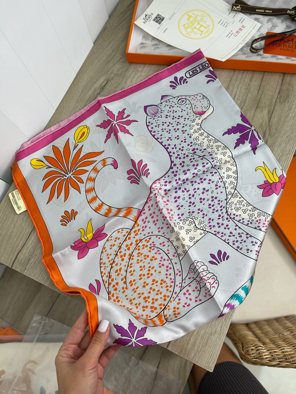 Платок премиум Hermes BP-18535 Платок премиум Hermes BP-18535