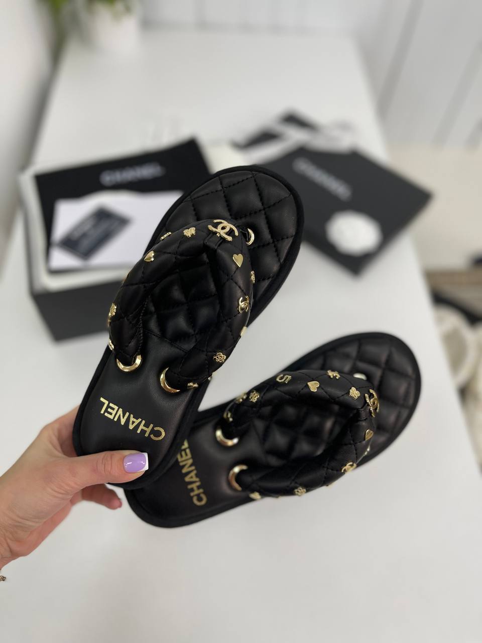 Шлёпанцы Chanel BP-31431 коллекционные Шлёпанцы Chanel BP-31431 коллекционные