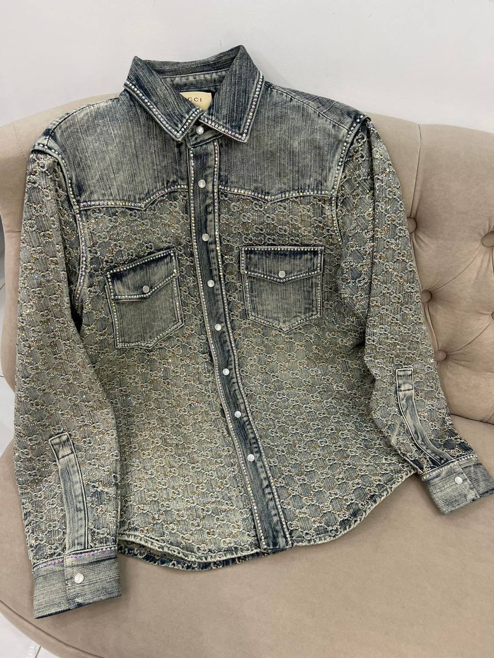 Трендовая рубашка Gucci BP-32790 Трендовая рубашка Gucci BP-32790