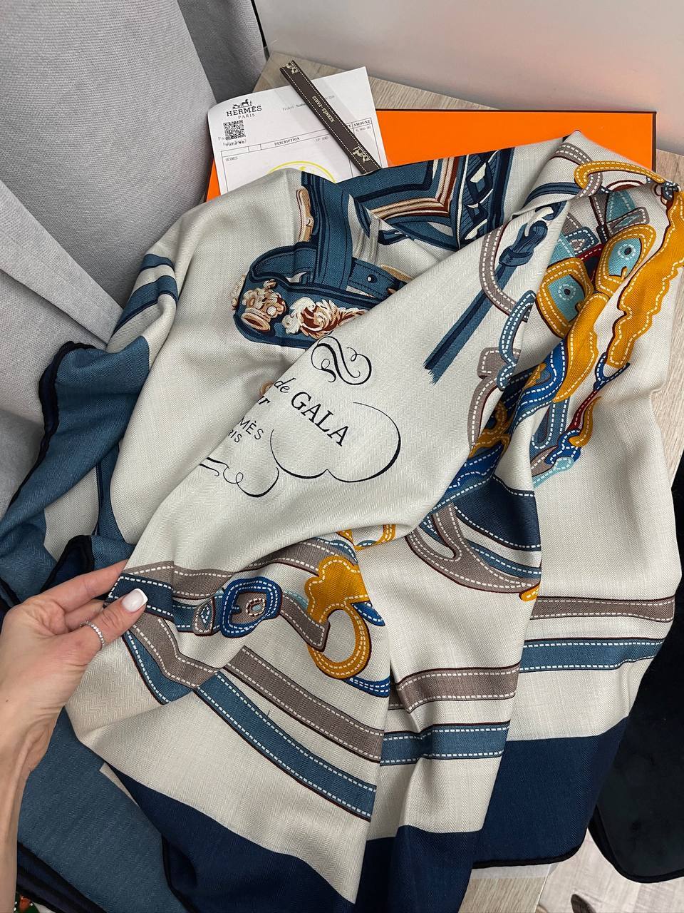 Платок премиум Hermes BP-43793 Платок премиум Hermes BP-43793