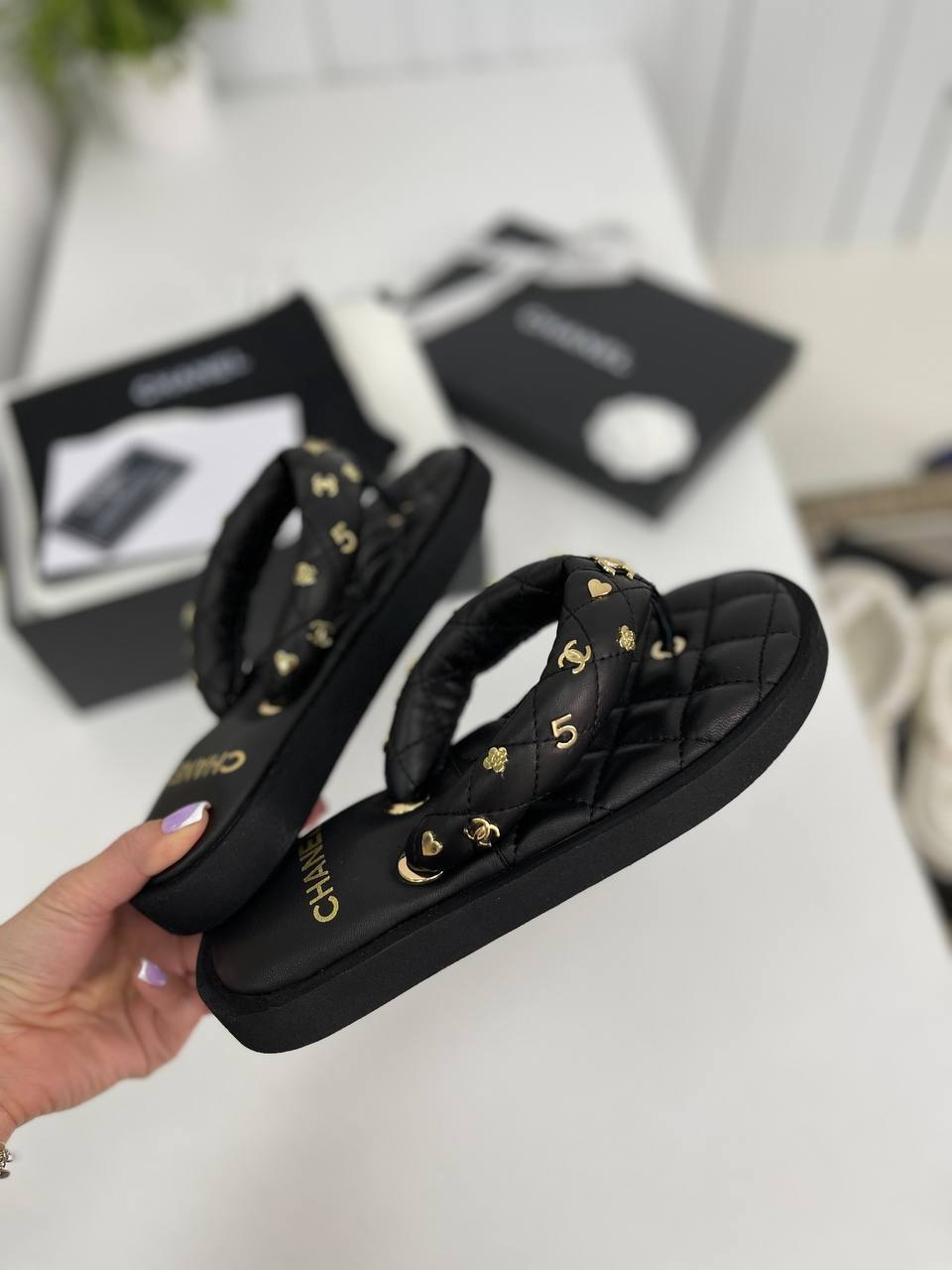 Шлёпанцы Chanel BP-31431 коллекционные Шлёпанцы Chanel BP-31431 коллекционные