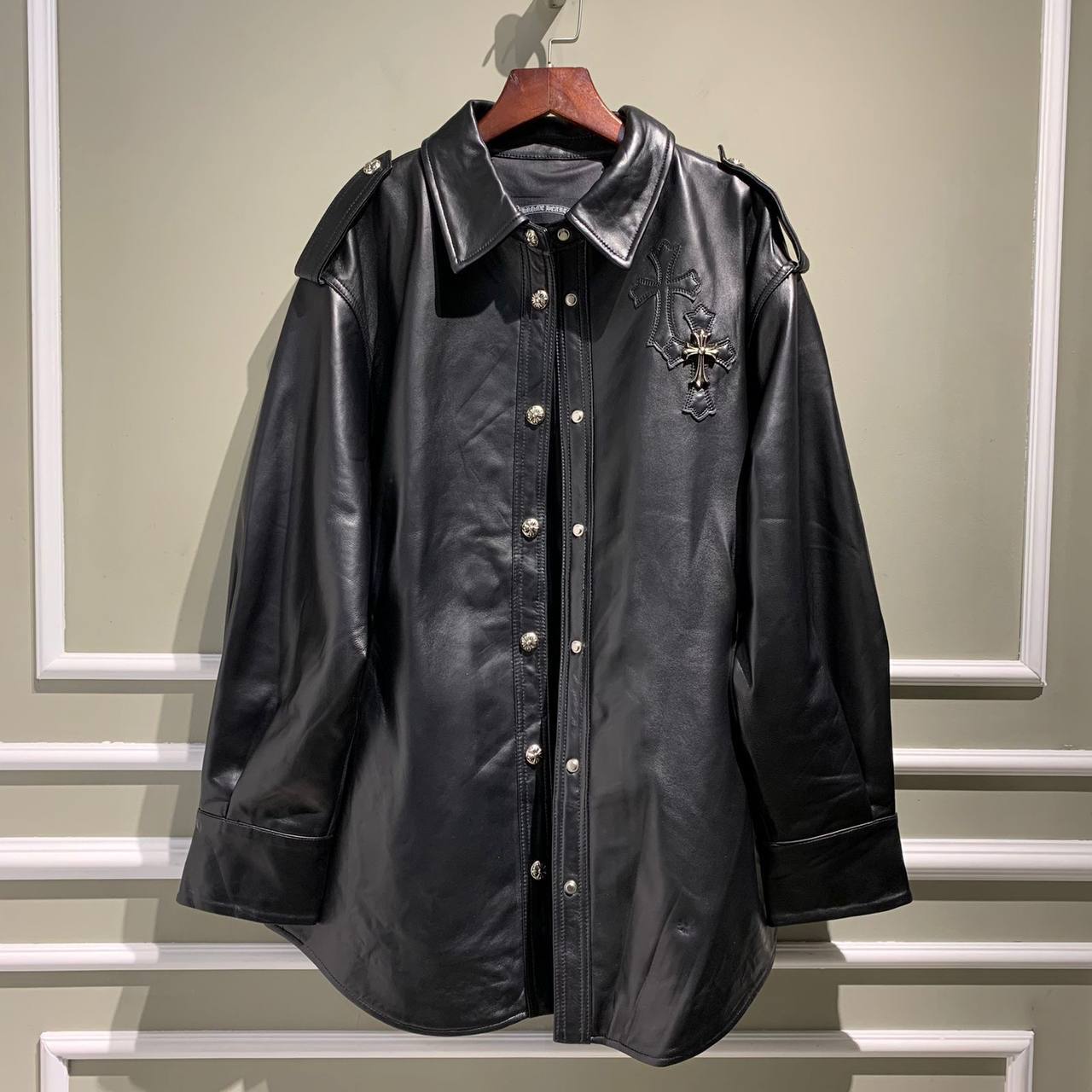 Трендовая рубашка Chrome Hearts BP-18908 Трендовая рубашка Chrome Hearts BP-18908