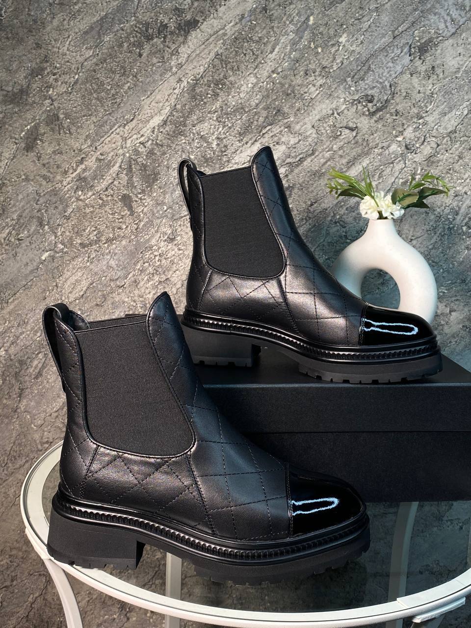 Ботинки черные Chanel BP-99316609 Ботинки черные Chanel BP-99316609