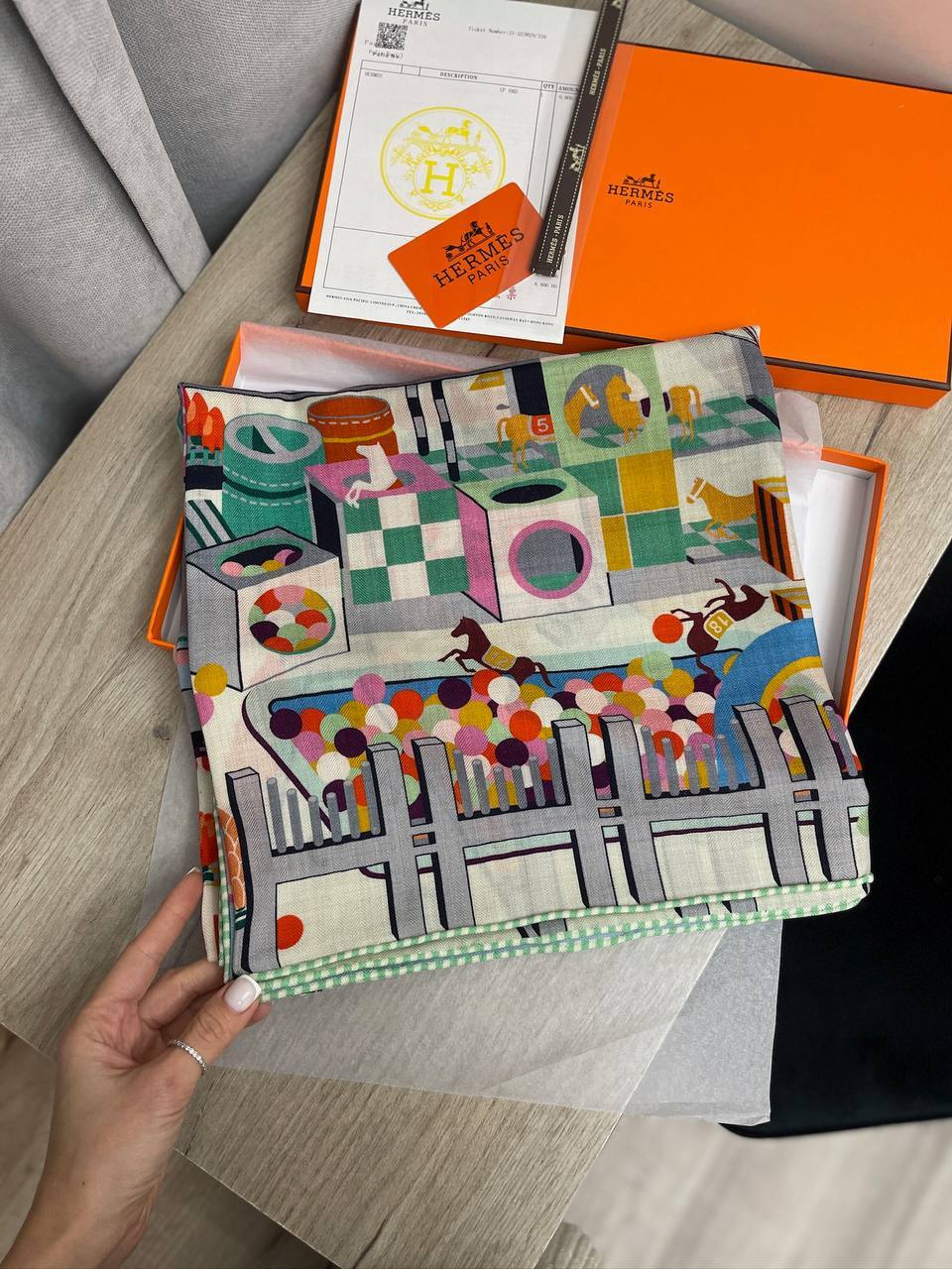 Дизайнерский платок Hermes BP-43792 Дизайнерский платок Hermes BP-43792