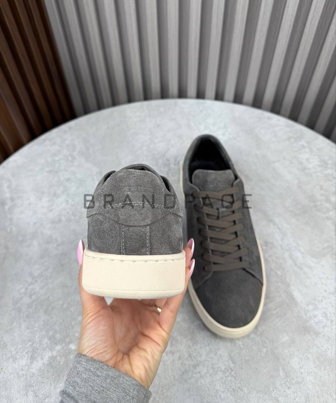 Кеды из замши Kiton BPLUX5650 Кеды из замши Kiton BPLUX5650