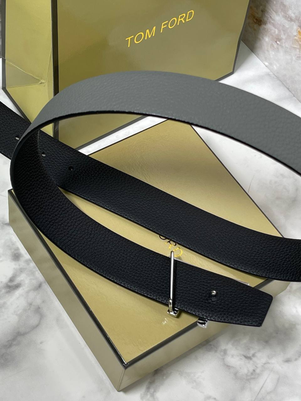 Премиальный ремень двухсторонний Tom Ford BP-34626 Премиальный ремень двухсторонний Tom Ford BP-34626