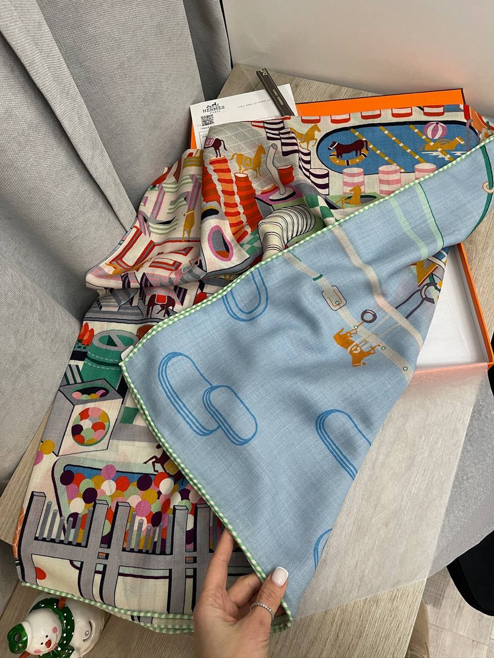 Дизайнерский платок Hermes BP-43792 Дизайнерский платок Hermes BP-43792