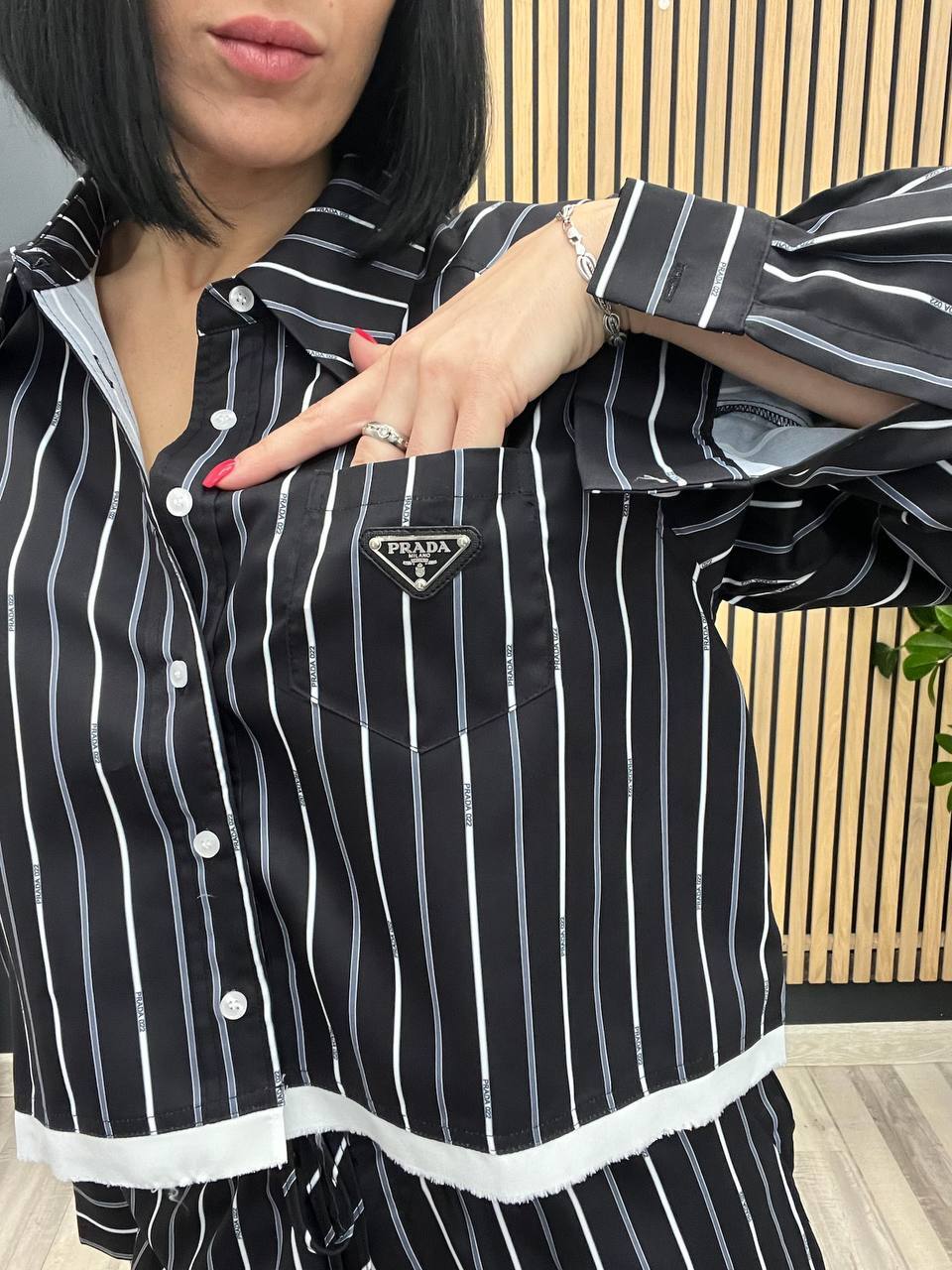 Женский костюм Prada BP-49646 премиум Женский костюм Prada BP-49646 премиум