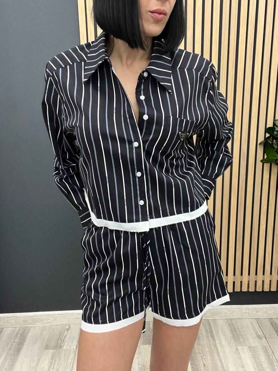 Женский костюм Prada BP-49646 премиум Женский костюм Prada BP-49646 премиум