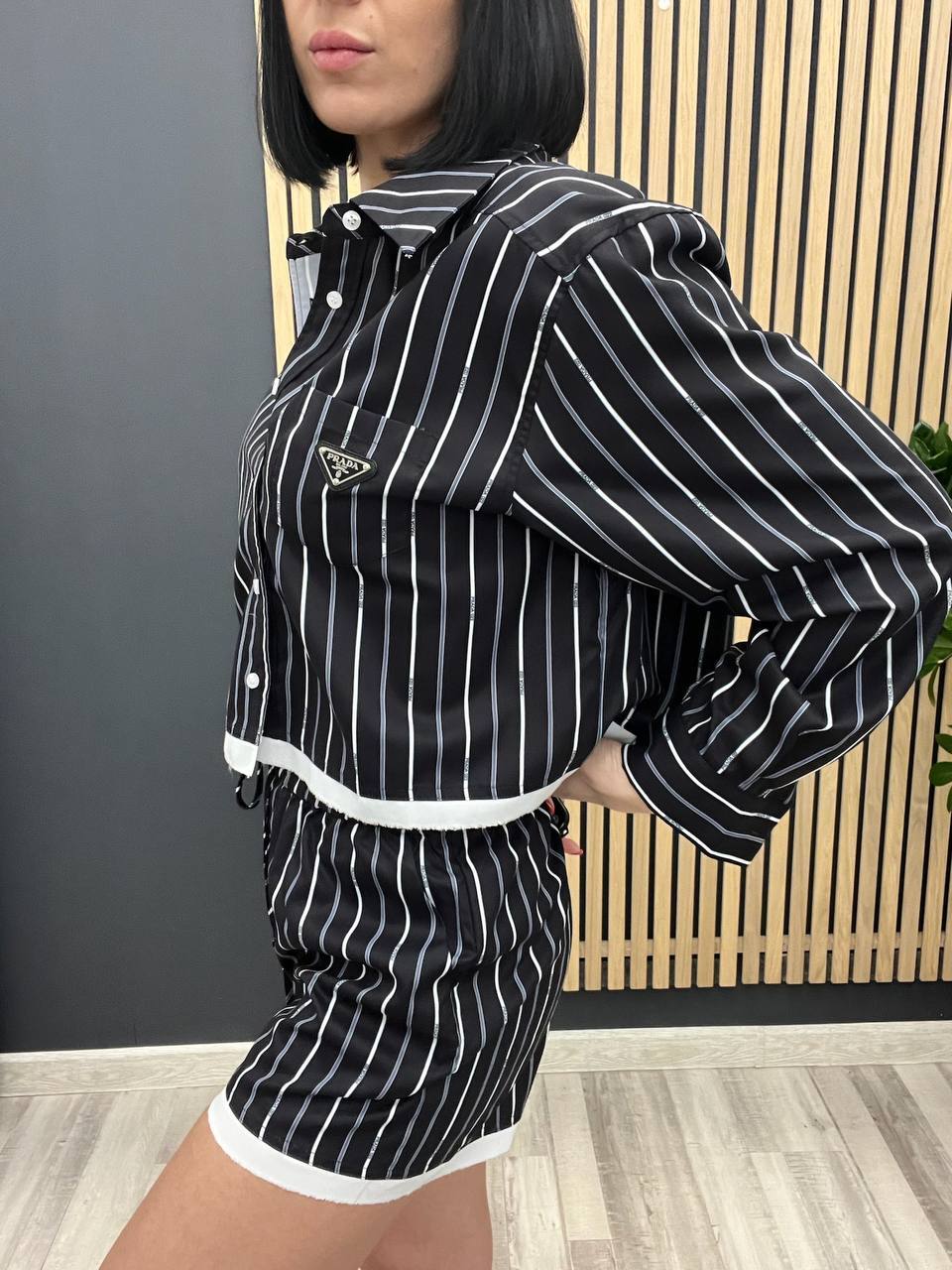 Женский костюм Prada BP-49646 премиум Женский костюм Prada BP-49646 премиум