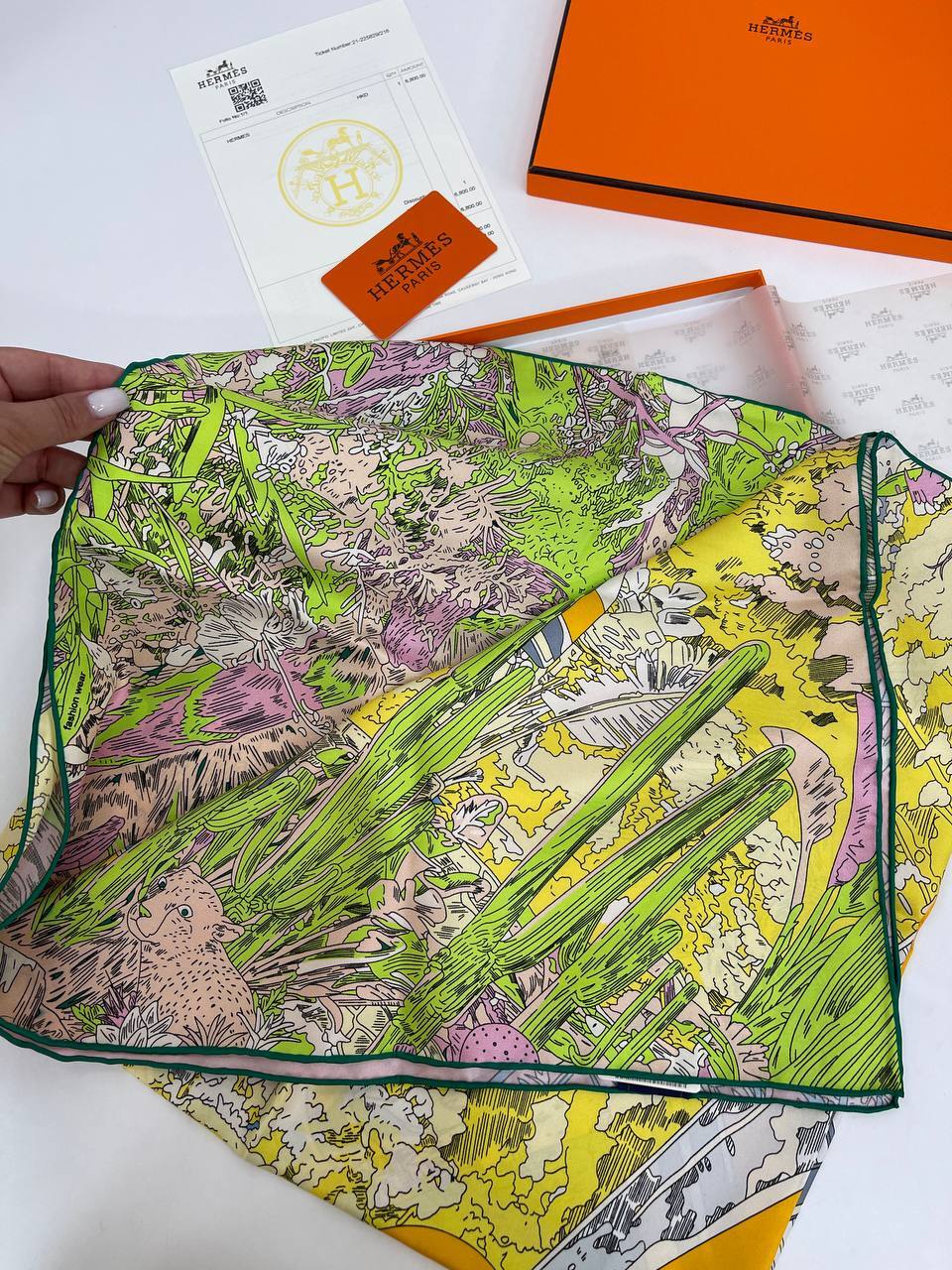 Hermes платок люкс BP-34023 Hermes платок люкс BP-34023