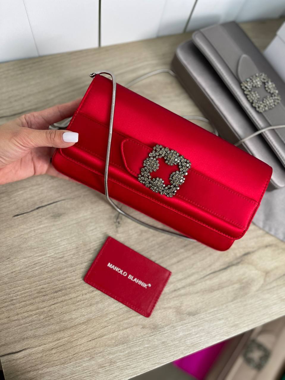 Элитный клатч Manolo Blahnik BP-17766 Элитный клатч Manolo Blahnik BP-17766
