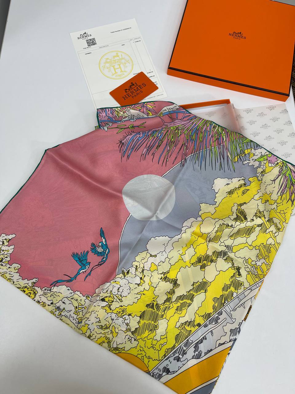Hermes платок люкс BP-34023 Hermes платок люкс BP-34023