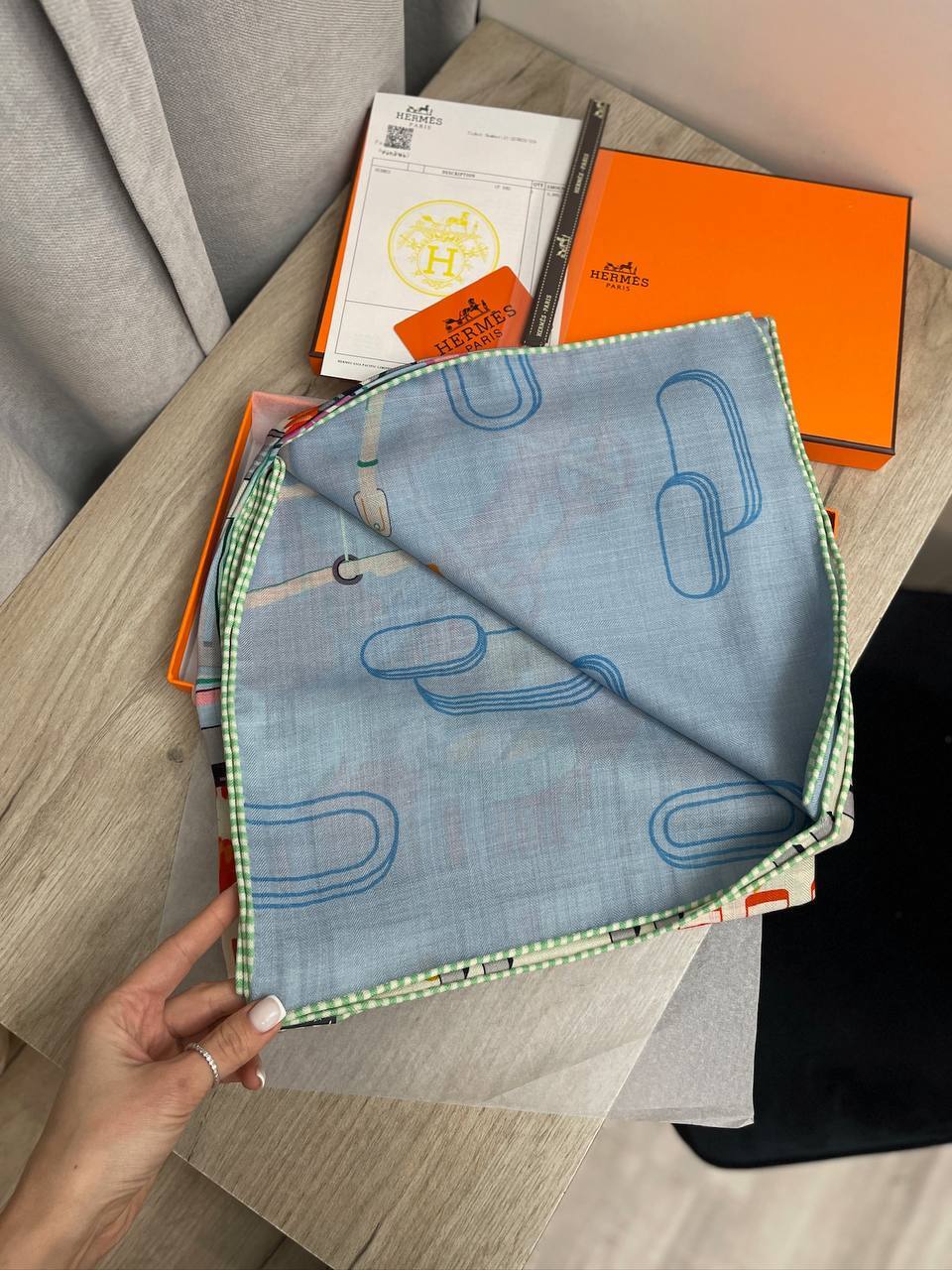 Дизайнерский платок Hermes BP-43792 Дизайнерский платок Hermes BP-43792