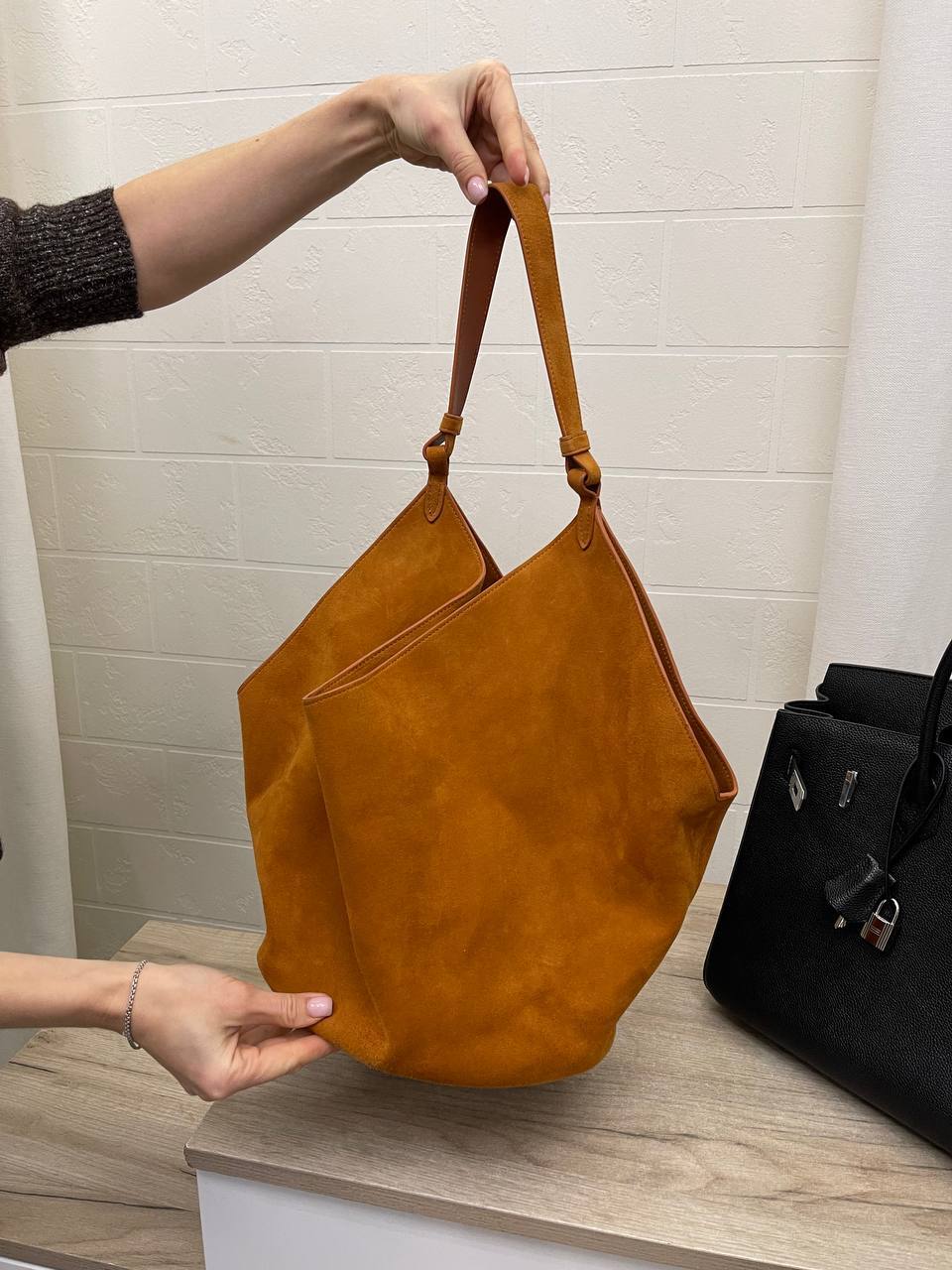 Сумка женская коричневая Khaite элитная BP-45209 Сумка женская коричневая Khaite элитная BP-45209