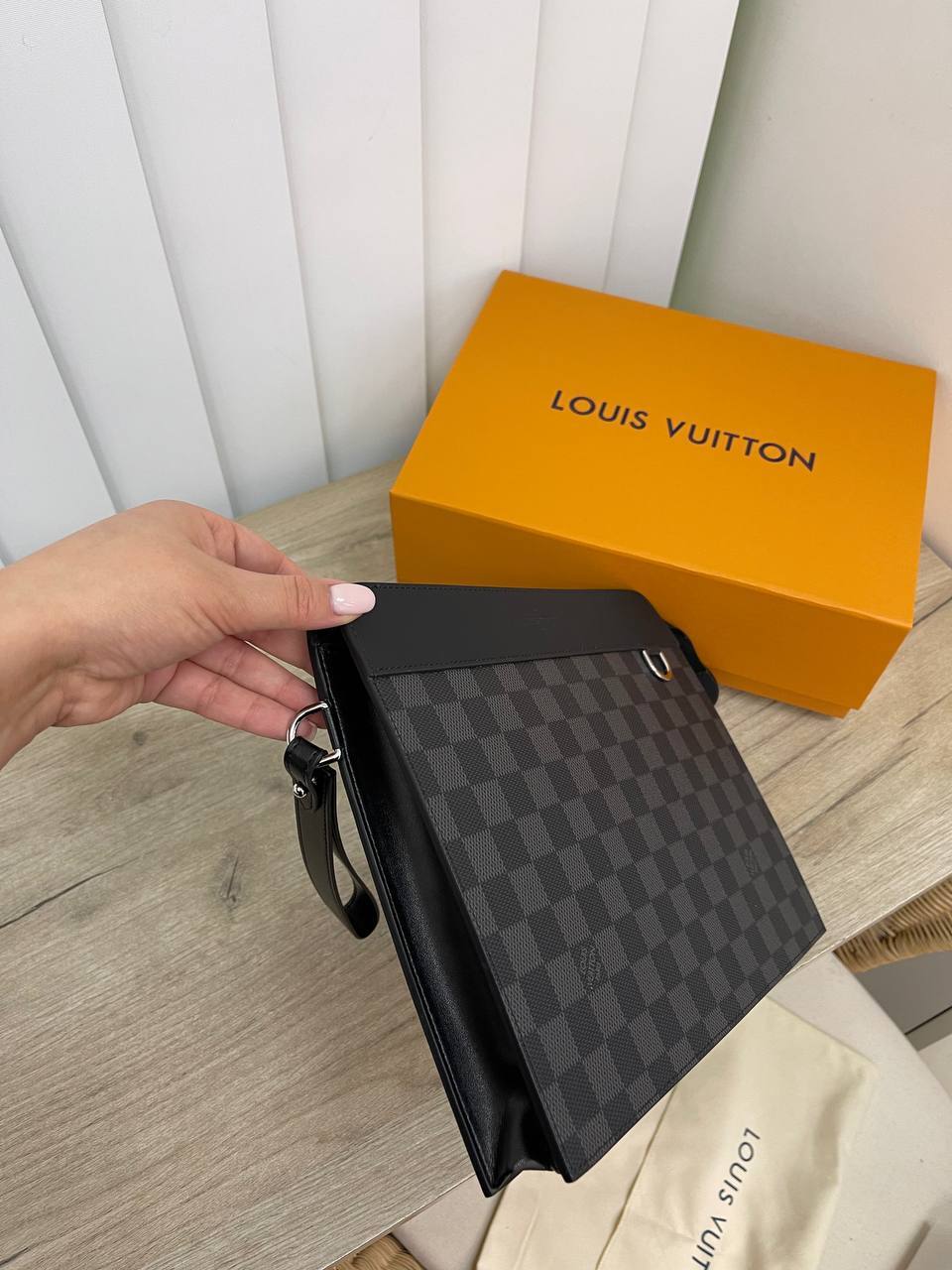 Папка темно-серая А5 Louis Vuitton премиум BP-28002 Папка темно-серая А5 Louis Vuitton премиум BP-28002