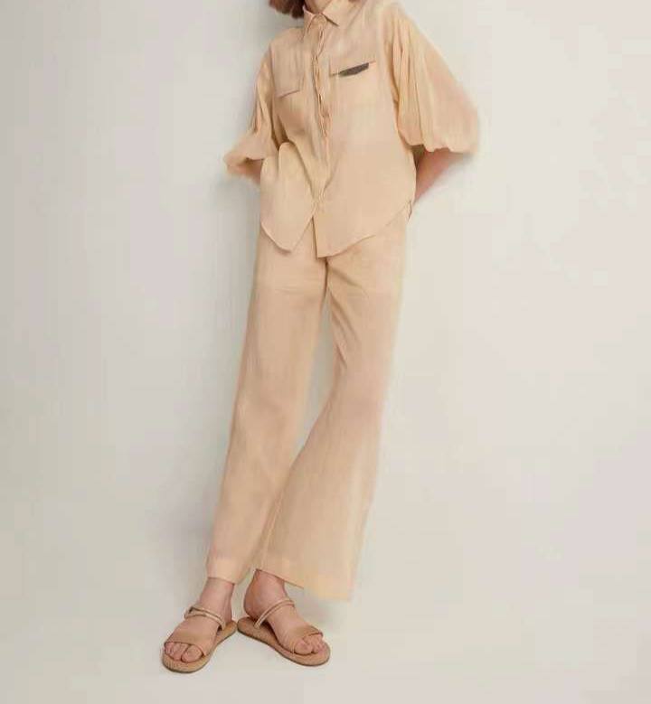 BC льняной костюм трендовый BP-32485 BC льняной костюм трендовый BP-32485