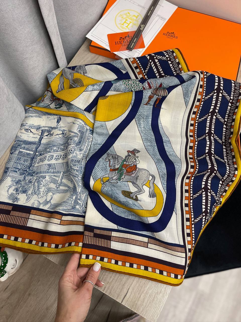 Платок люксовый Hermes BP-43791 Платок люксовый Hermes BP-43791