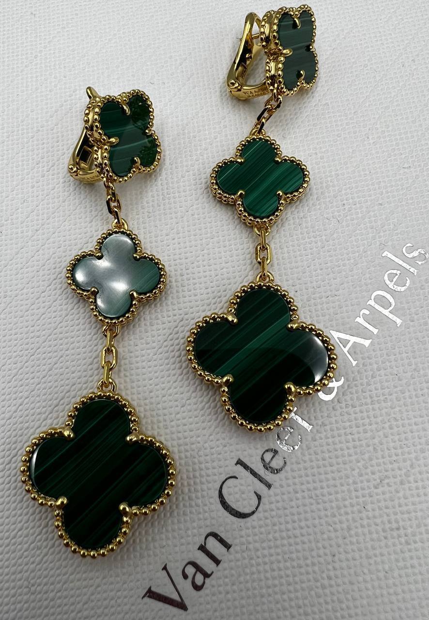 Элегантные серьги Van Cleef BP-47666 Элегантные серьги Van Cleef BP-47666