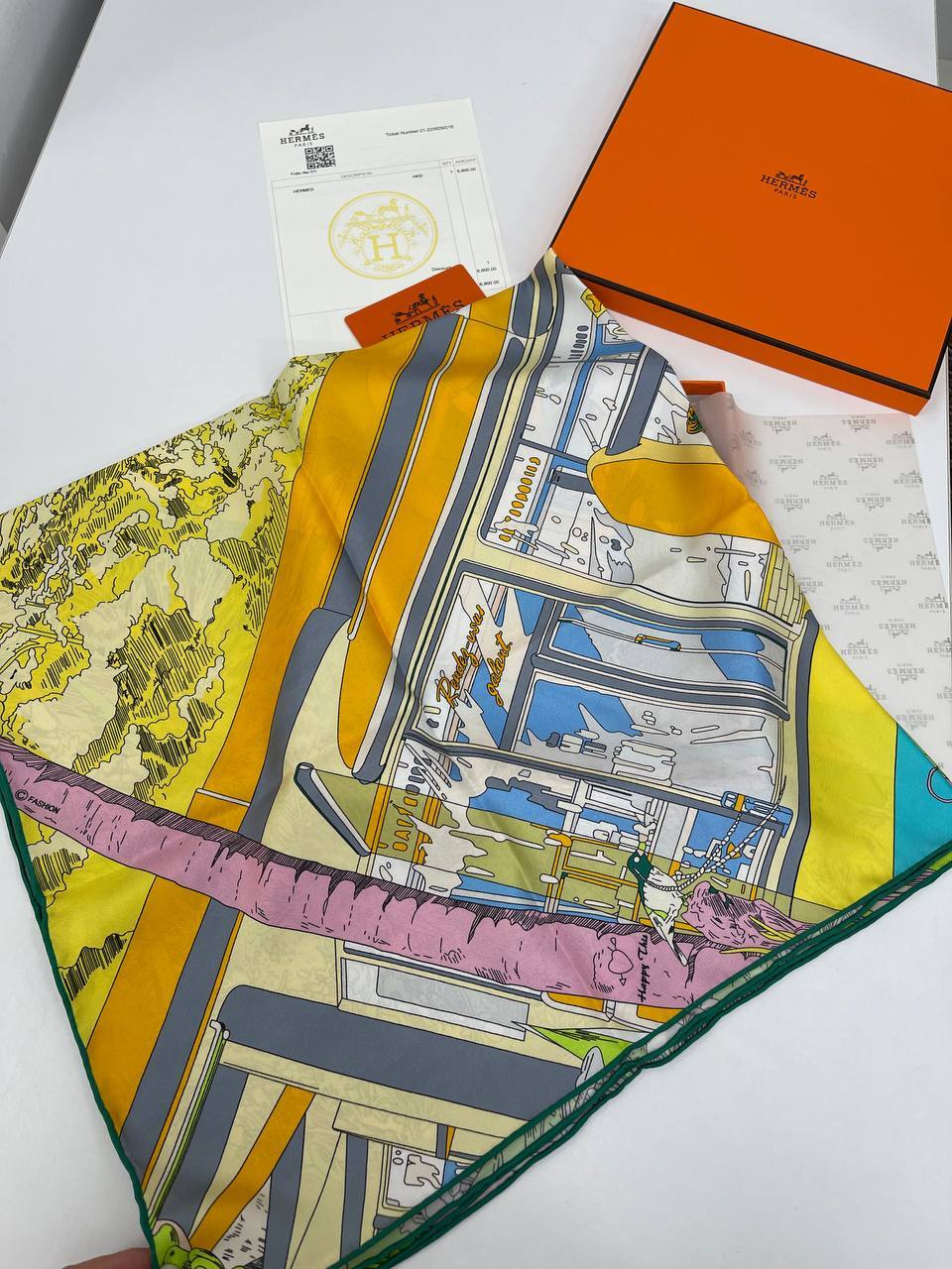 Hermes платок люкс BP-34023 Hermes платок люкс BP-34023