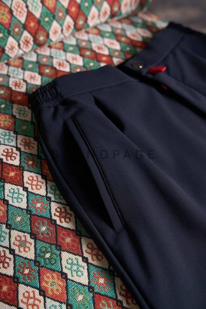 Брюки из лана шерсти и хлопка Kiton BPLUX5388 Брюки из лана шерсти и хлопка Kiton BPLUX5388