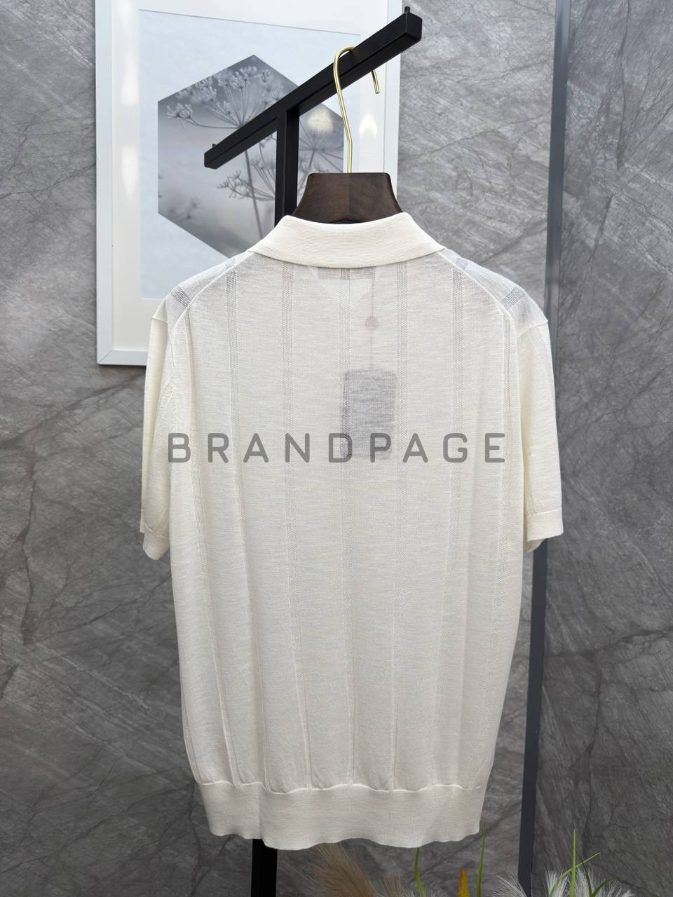 Поло из льна и вискозы Loro Piana BPLUX13004