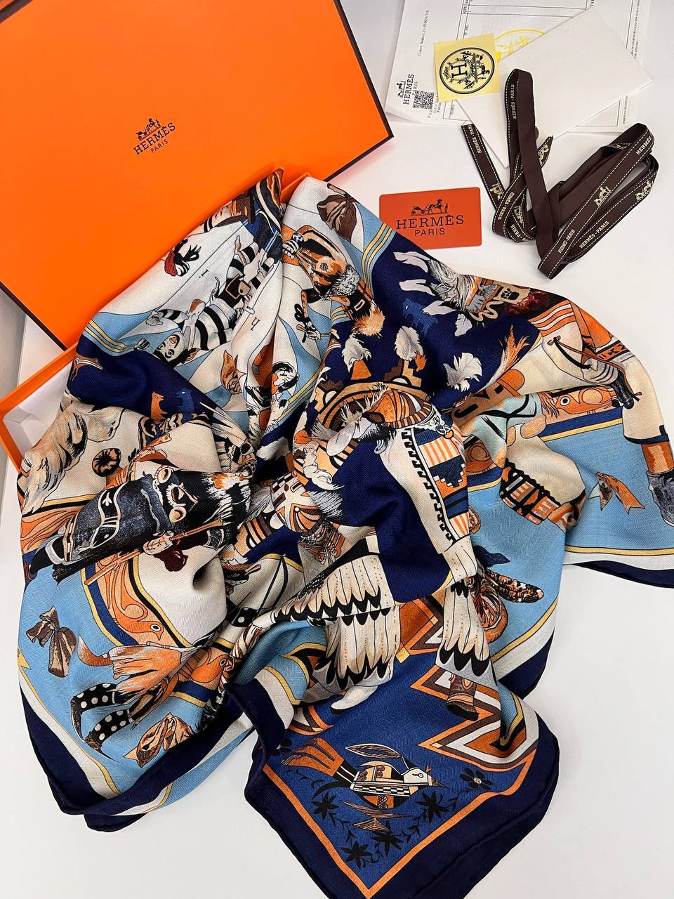 Платок эксклюзивный 140*140 Hermes BP-52541 Платок эксклюзивный 140*140 Hermes BP-52541