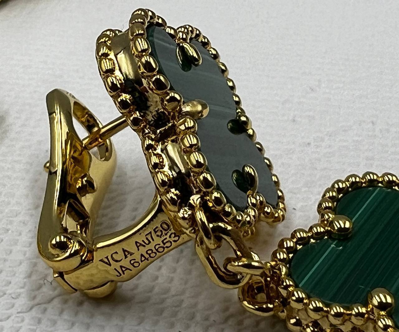 Элегантные серьги Van Cleef BP-47666 Элегантные серьги Van Cleef BP-47666