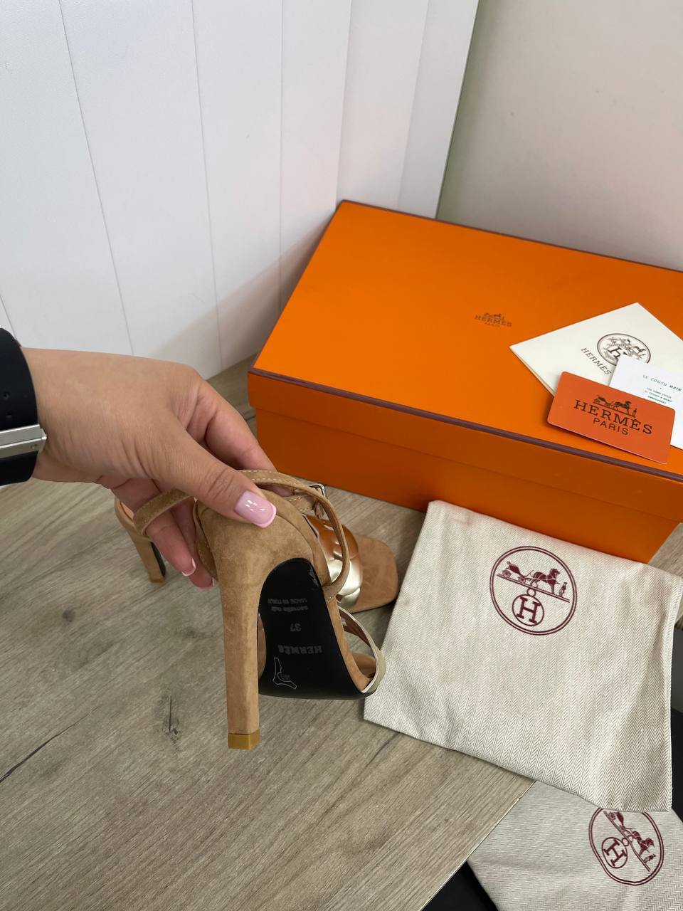 Босоножки люкс Hermes BP-36161 Босоножки люкс Hermes BP-36161