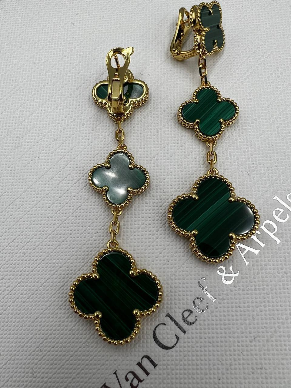 Элегантные серьги Van Cleef BP-47666 Элегантные серьги Van Cleef BP-47666