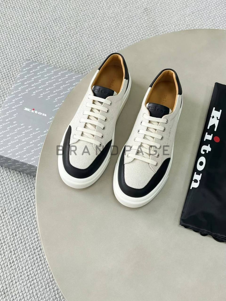 Кроссовки из натуральной кожи Hermes BPLUX12486 Кроссовки из натуральной кожи Hermes BPLUX12486