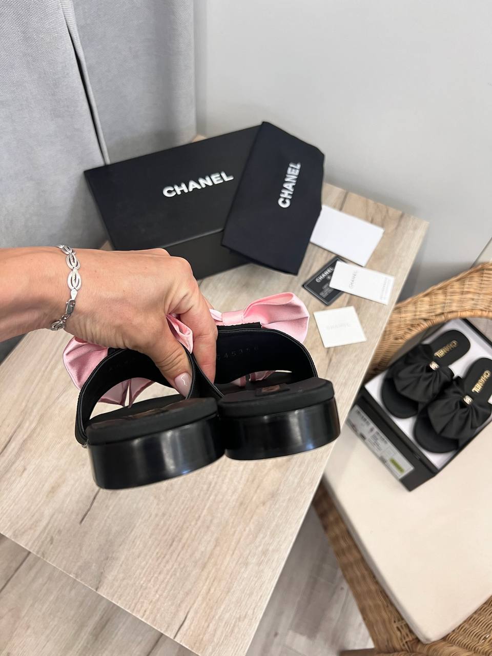 Chanel BP-52472 люкс шлепанцы Chanel BP-52472 люкс шлепанцы