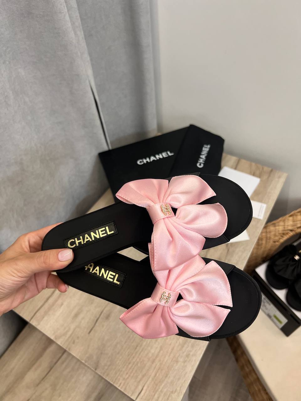 Chanel BP-52472 люкс шлепанцы Chanel BP-52472 люкс шлепанцы