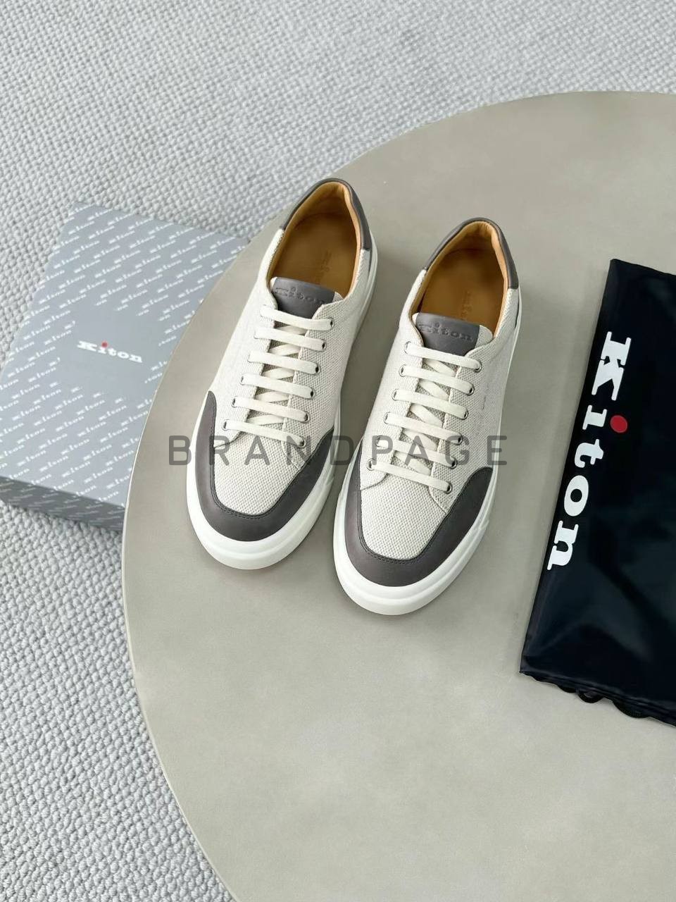 Кроссовки из натуральной кожи Hermes BPLUX12486 Кроссовки из натуральной кожи Hermes BPLUX12486