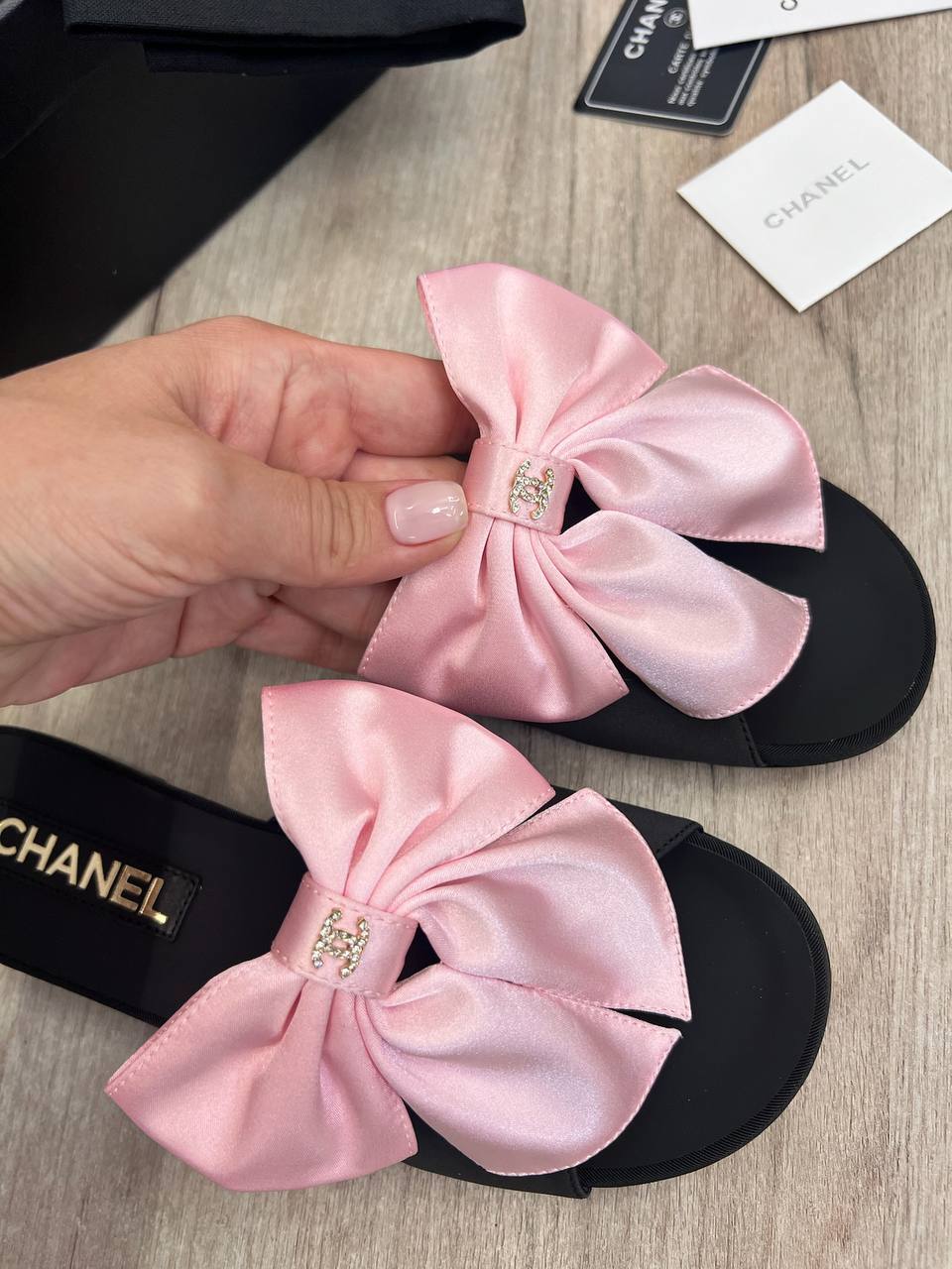 Chanel BP-52472 люкс шлепанцы Chanel BP-52472 люкс шлепанцы