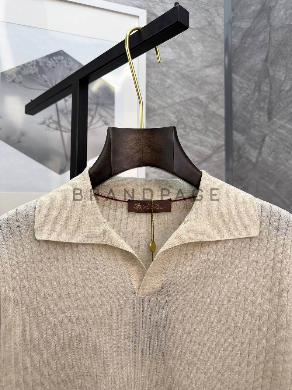 Футболка из комбинированных материалов Loro Piana BPLUX13040 Футболка из комбинированных материалов Loro Piana BPLUX13040